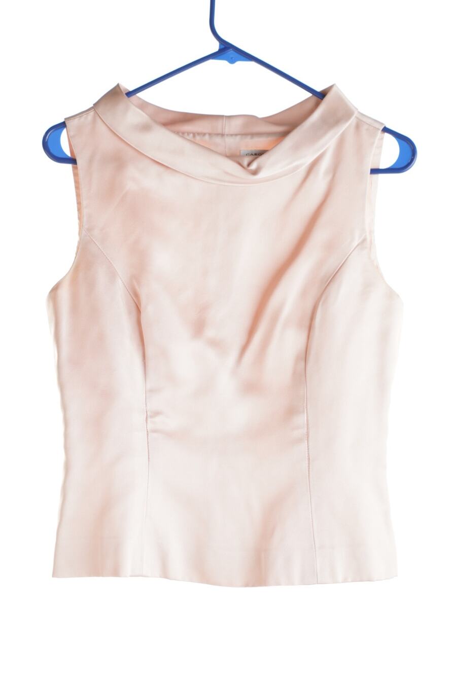 Carolina Herrera Pink Sleeveless Blouse